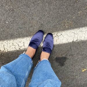 The Row Alys Satin Loafers